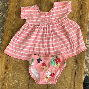 Hanna pink set with bloomers